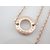 Loop Pendants 3 Chains Long Necklace