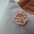 Rose Gold Camellia Pendant Necklace