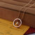 Rose Gold Double Pendants Necklace