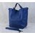 Lamb skin leather large hobo shoulder bag