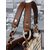 Horse check original leather chain tote bag