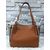 Leather hobo tote bag