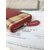 Card slot leather trim zippy wallet