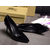 Black patent leather point head pump