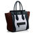 Mini Luggage Top Handle Tote Suede Leather