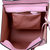 Mini Luggage Top Handle Tote Suede Leather