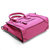 Nano Fluorescence Pink Nano Top Handle Luggage Tote Bag