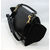 Small Trapeze Bag Crinkle Patent Black