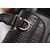 Small Trapeze Bag croco skin suede leather