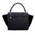 Small Trapeze Bag Black Suede