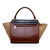 Small Trapeze Bag Suede Black/Brown/Coffee