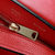 Small Trapeze Bag Red Suede