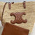 Raffia large tote