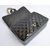 Black Patent Leather Quilting Chain Bag (Gold)