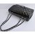 Black Patent Leather Quilting Chain Bag (Nickel)