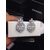 Rhinestone micro insert earrings