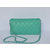 Green Lamb Leather Flap Bag