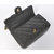 Black Caviar Leather Flap Bag