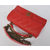 Red Caviar Leather Flap Bag