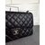 Original caviar leather jumbo flap bag with silver chain