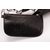 Black Lamb Skin Leather Snake Skin Leather Logo Handle Bag