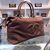 Imported deerskin leather handle bag