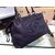 Imported deerskin leather handle bag