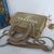 Mini canvas handle bag with chain shoulder strap