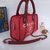 Mini canvas handle bag with chain shoulder strap