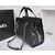 Original black caviar leather handle bag