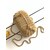 Vanity Case Braided Rattan & Gold-Tone Metal  Beige