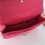 Fuchsia lamb skin leather reissue flap bag