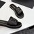 25FW lambskin leather slippers