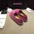 fuchsia suede leather espadrilles loafers