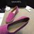 fuchsia suede leather espadrilles loafers