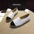 white lambskin leather espadrilles loafers