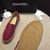 red lambskin leather espadrilles loafers