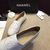 white lambskin leather espadrilles loafers