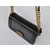 Black Leather Flap Shoulder Chain Bag