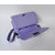 Lavender Color Leather Flap Shoulder Chain Bag