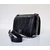 Black Leather Flap Shoulder Chain Bag