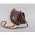 Claret Patent Leather Turn Lock Chain Shoulder Bag