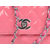 Fuchsia Patent Leather Turn Lock Chain Shoulder Bag