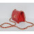 Red Patent Leather Turn Lock Chain Shoulder Bag