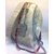 graffiti printed canvas big size backpack