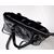 Black Quilting Wax Leather Chain Shoulder Strap Tote