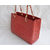 Quilting double chain tote bag Ball Skin Leather