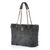 Cony hair metal chain shoulder strap tote