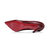 Croco pattern leather pointed head pump