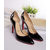 patent leather point head pump